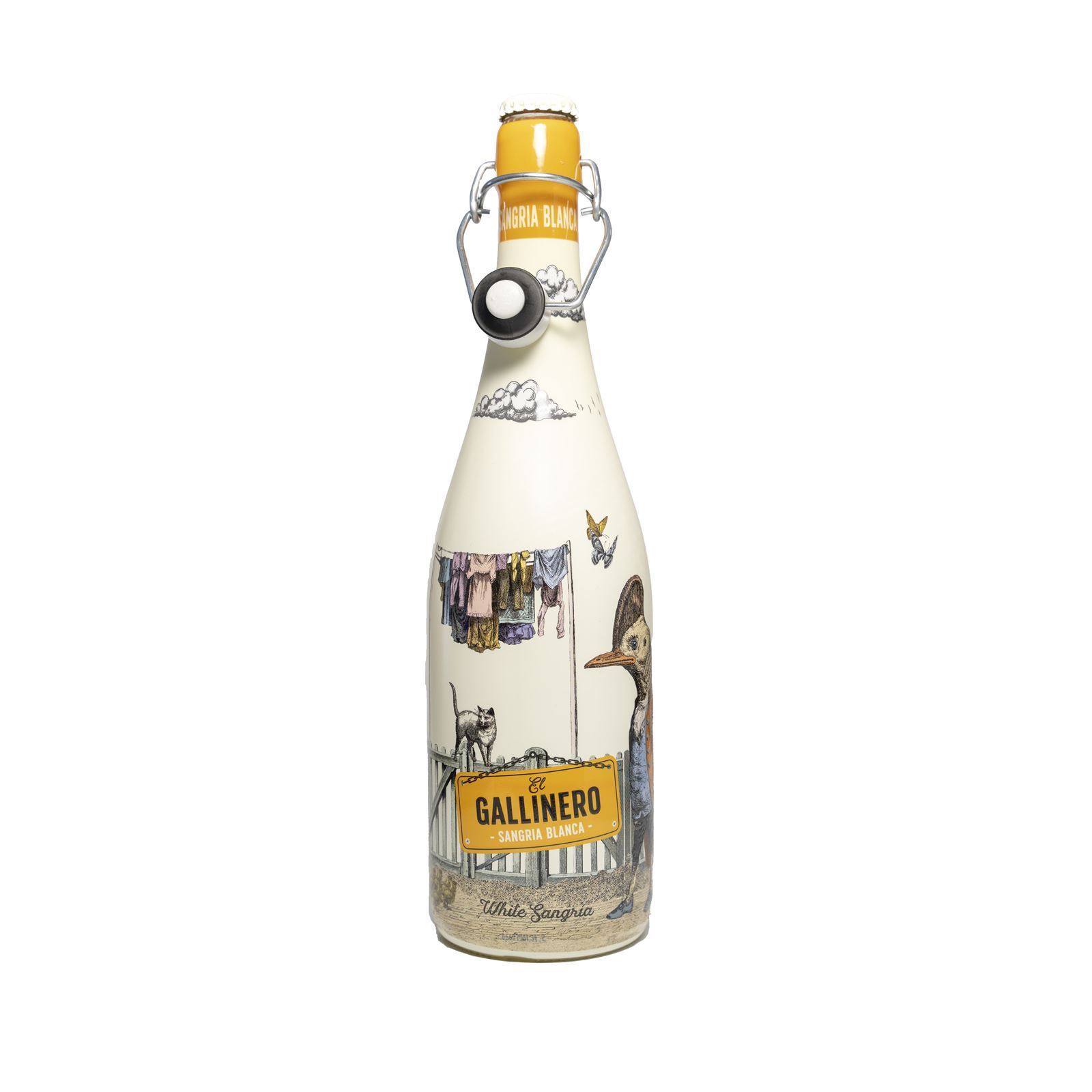 El Gallinero Sangría Blanca Botella 75cl - Imagen 1