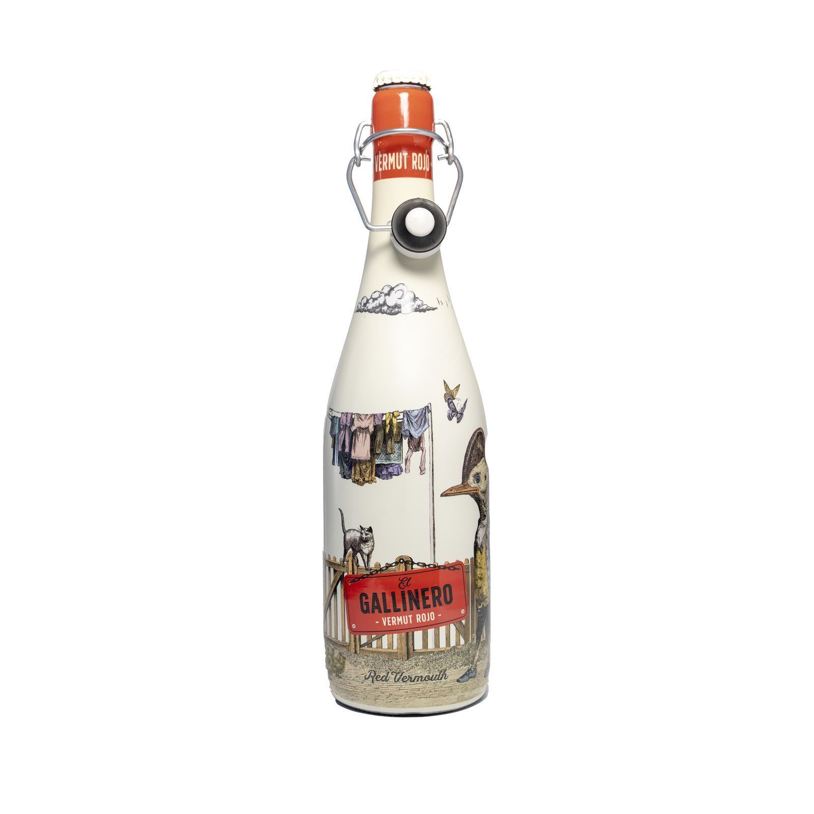 El Gallinero Vermut Rojo Botella 75cl - Imagen 1