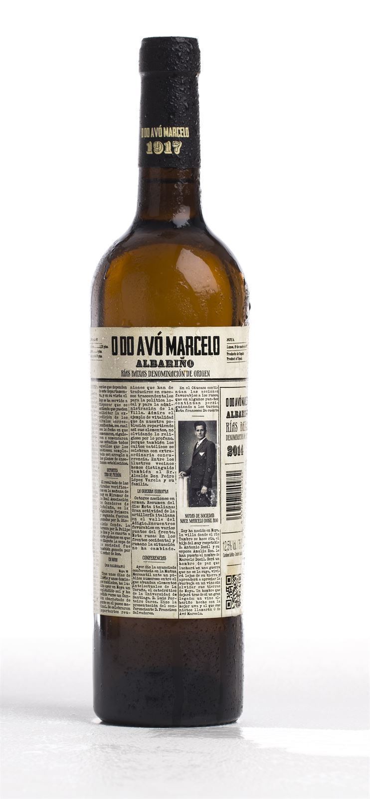 Vino Albariño O Do Avó Marcelo D.O Rías Baixas Caja 6 Botellas - Imagen 2
